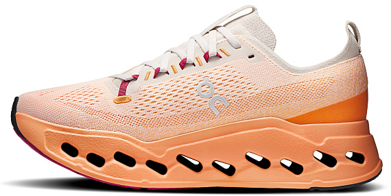 Кроссовки мужские On Cloudsurfer Max Pearl/Tangerine - Фото 4 большая