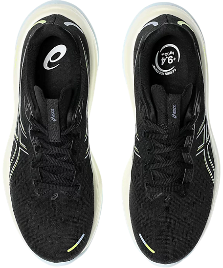 Кроссовки мужские ASICS Gel-Cumulus 26 Black/Safety Yellow - Фото 2 большая