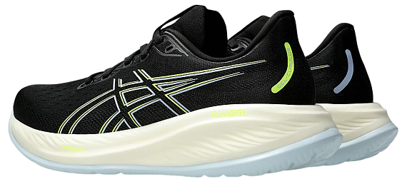 Кроссовки мужские ASICS Gel-Cumulus 26 Black/Safety Yellow - Фото 5 большая