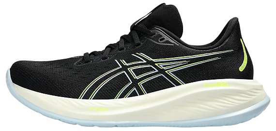 Кроссовки мужские ASICS Gel-Cumulus 26 Black/Safety Yellow - Фото 7 большая