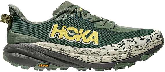 Кроссовки мужские Hoka Speedgoat 6 Wide Fern/Asphalt Grey - Фото 1 большая