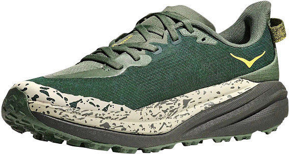 Кроссовки мужские Hoka Speedgoat 6 Wide Fern/Asphalt Grey - Фото 3 большая