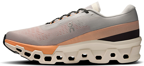 Кроссовки мужские On Cloudmonster 2 Glacier/Tangerine - Фото 4 большая