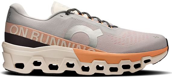 Кроссовки мужские On Cloudmonster 2 Glacier/Tangerine - Фото 1 большая