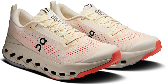 Кроссовки мужские On Cloudsurfer Trail 2 Ivory/Ghost - Фото 3 большая