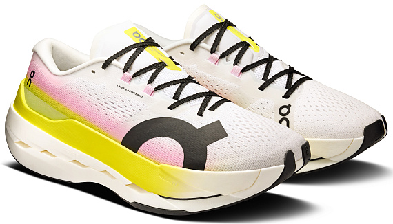 Кроссовки мужские On Cloudboom Max Lime/Raspberry - Фото 2 большая