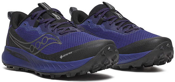 Кроссовки мужские Saucony Peregrine 15 Gtx Regal/Black - Фото 6 большая