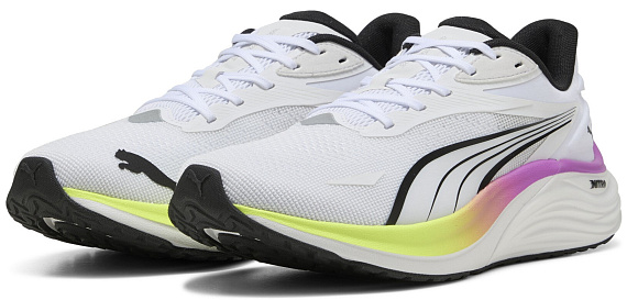 Кроссовки мужские Puma Electrify Nitro 4 White/Pure Magenta/Yellow Alert - Фото 2 большая