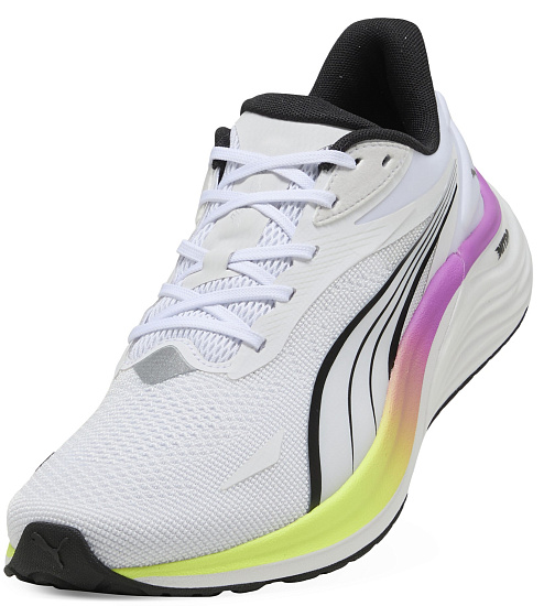 Кроссовки мужские Puma Electrify Nitro 4 White/Pure Magenta/Yellow Alert - Фото 7 большая