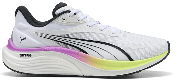 Кроссовки мужские Puma Electrify Nitro 4 White/Pure Magenta/Yellow Alert - Фото 1 большая