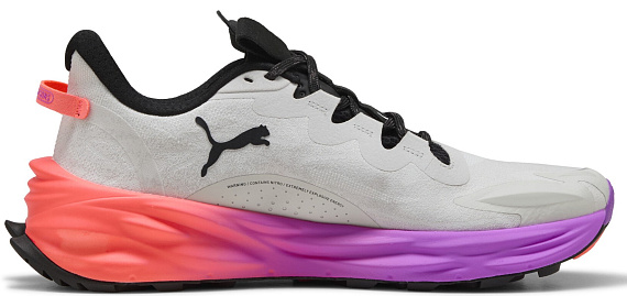 Кроссовки мужские Puma Fast-Trac Nitro 3 Feather Gray/Glowing Red/Pure Magenta - Фото 6 большая
