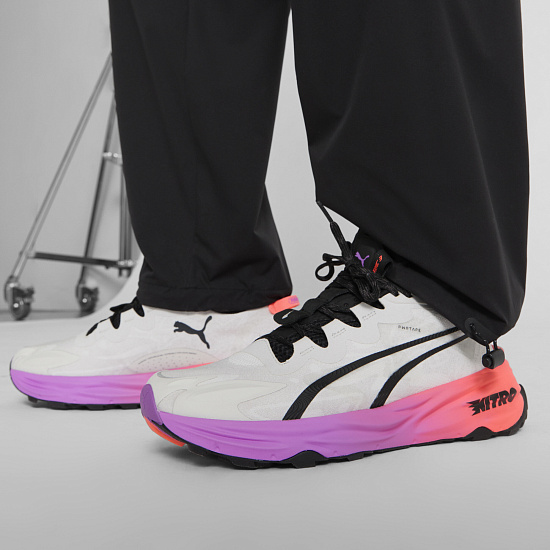 Кроссовки мужские Puma Fast-Trac Nitro 3 Feather Gray/Glowing Red/Pure Magenta - Фото 8 большая