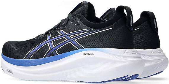 Кроссовки мужские ASICS Gel-Nimbus 27 Black/Dark Cobalt - Фото 3 большая