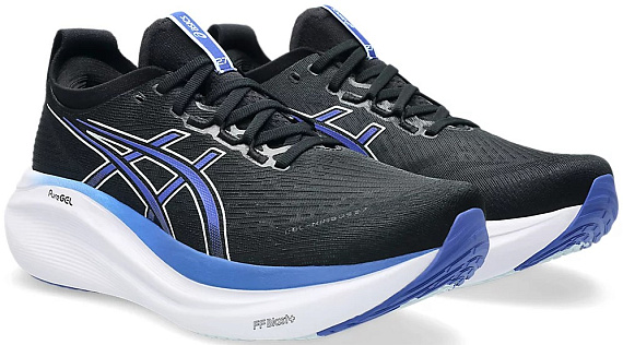 Кроссовки мужские ASICS Gel-Nimbus 27 Black/Dark Cobalt - Фото 4 большая