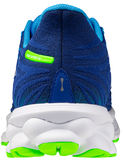 Кроссовки мужские Mizuno Wave Skyrise 6 Reflex Blue C/White/Blue Pace - Фото 3 большая