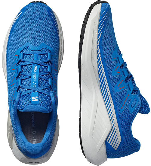 Кроссовки мужские Salomon Drx Defy Grvl French Blue/White/Chert - Фото 8 большая