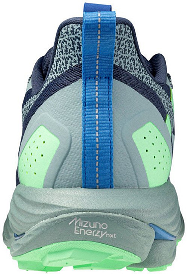 Кроссовки мужские Mizuno Wave Rider Tt 2 Vintage Indigo/Ether/Neo Mint - Фото 2 большая
