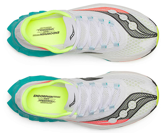 Кроссовки мужские Saucony Endorphin Pro 4 White/Mutant - Фото 5 большая