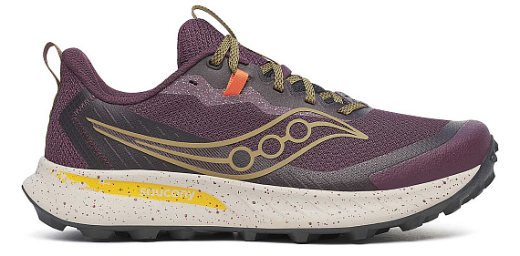 Кроссовки мужские Saucony Peregrine 15 Wine/Kodiak - Фото 1 большая