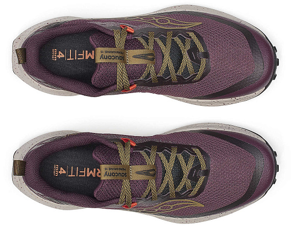 Кроссовки мужские Saucony Peregrine 15 Wine/Kodiak - Фото 5 большая