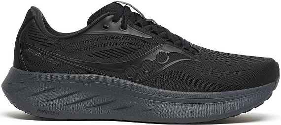 Кроссовки мужские Saucony Ride 18 Black/Shadow - Фото 1 большая