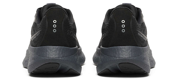 Кроссовки мужские Saucony Ride 18 Black/Shadow - Фото 4 большая