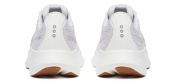 Кроссовки мужские Saucony Ride 18 White/Gum - Фото 4 большая