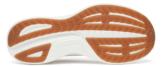 Кроссовки мужские Saucony Ride 18 White/Gum - Фото 6 большая