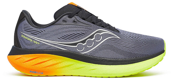 Кроссовки мужские Saucony Ride 18 Shadow/Vizi - Фото 1 большая