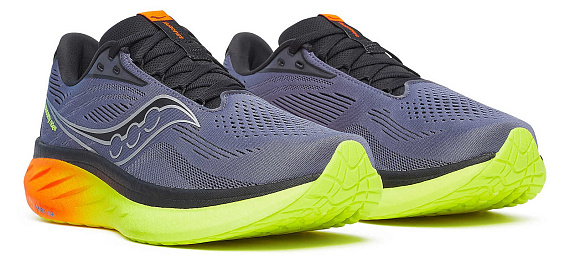 Кроссовки мужские Saucony Ride 18 Shadow/Vizi - Фото 2 большая