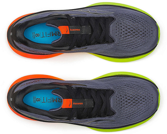 Кроссовки мужские Saucony Ride 18 Shadow/Vizi - Фото 5 большая