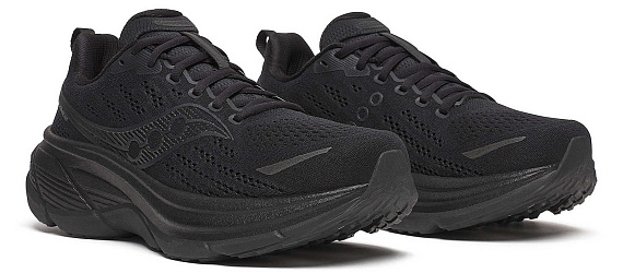 Кроссовки мужские Saucony Hurricane 25 Triple Black - Фото 2 большая