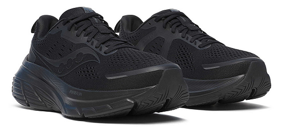 Кроссовки мужские Saucony Guide 18 Triple Black - Фото 2 большая