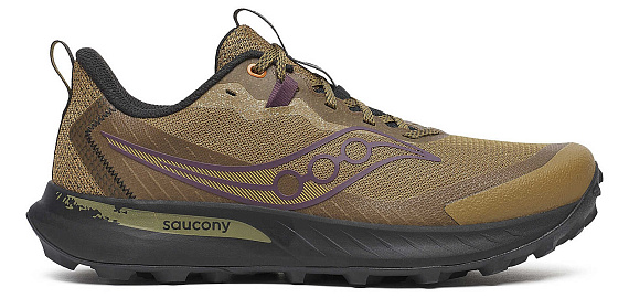 Кроссовки мужские Saucony Peregrine 15 Kodiak/Black - Фото 1 большая