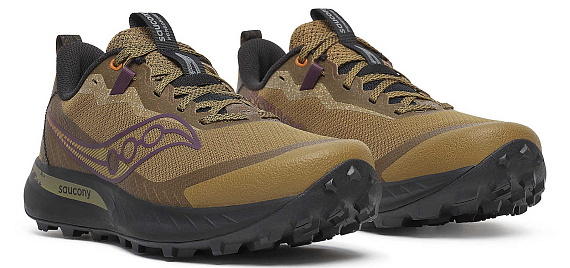 Кроссовки мужские Saucony Peregrine 15 Kodiak/Black - Фото 2 большая