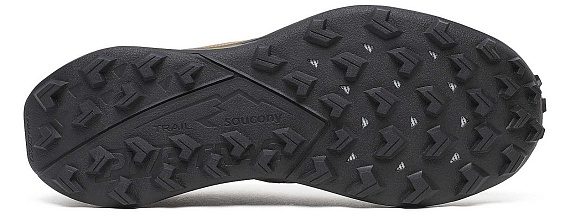 Кроссовки мужские Saucony Peregrine 15 Kodiak/Black - Фото 6 большая