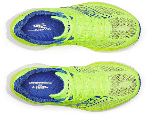 Кроссовки мужские Saucony Endorphin Speed 5 Citron/Lapis - Фото 5 большая