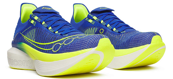 Кроссовки Saucony Endorphin Elite 2 Lapis/Citron - Фото 2 большая