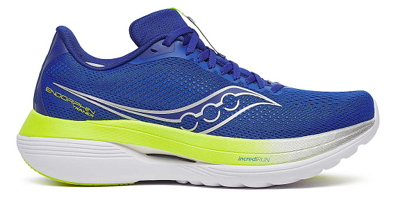 Кроссовки мужские Saucony Endorphin Trainer Lapis/Citron - Фото 1 большая