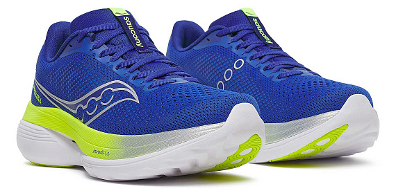 Кроссовки мужские Saucony Endorphin Trainer Lapis/Citron - Фото 2 большая