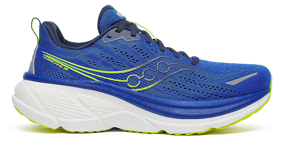 Кроссовки мужские Saucony Hurricane 25 Lapis/Citron - Фото 1 большая