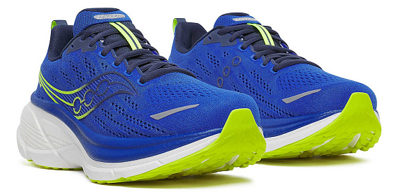 Кроссовки мужские Saucony Hurricane 25 Lapis/Citron - Фото 2 большая