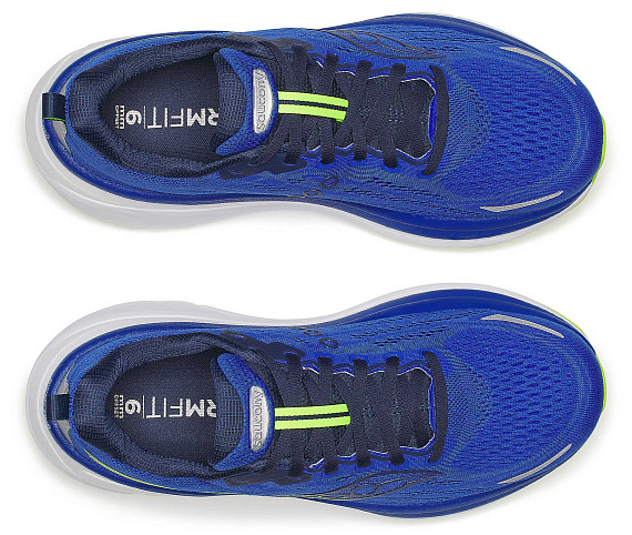 Кроссовки мужские Saucony Hurricane 25 Lapis/Citron - Фото 5 большая