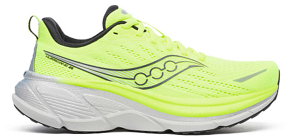 Кроссовки мужские Saucony Hurricane 25 Citron/Black - Фото 1 большая