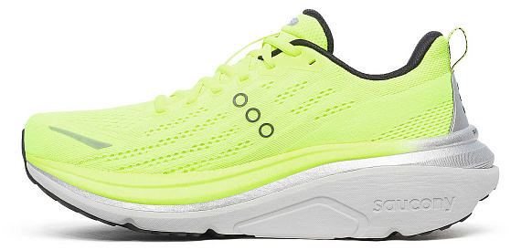 Кроссовки мужские Saucony Hurricane 25 Citron/Black - Фото 3 большая