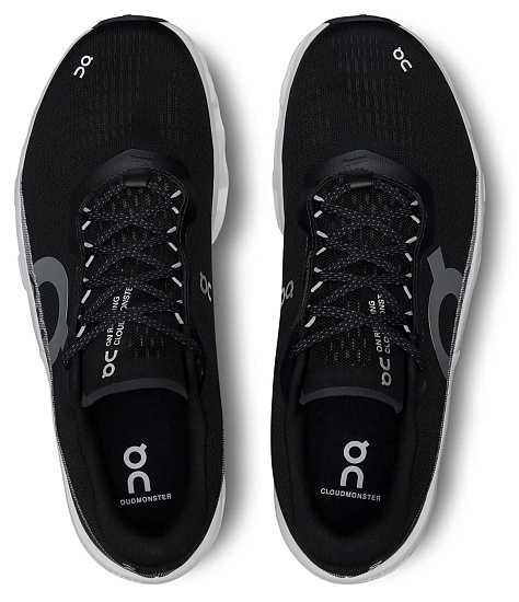 Кроссовки мужские On Cloudmonster 2 Black/Frost - Фото 3 большая