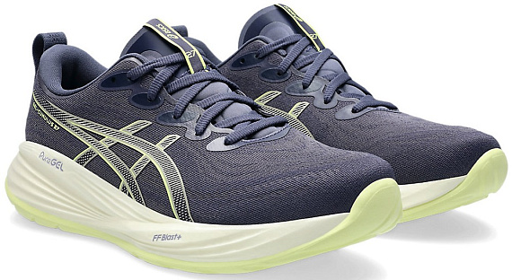 Кроссовки мужские ASICS Gel-Cumulus 27 Indigo Fog/Lucid Yellow - Фото 2 большая