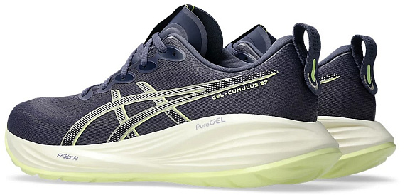 Кроссовки мужские ASICS Gel-Cumulus 27 Indigo Fog/Lucid Yellow - Фото 3 большая
