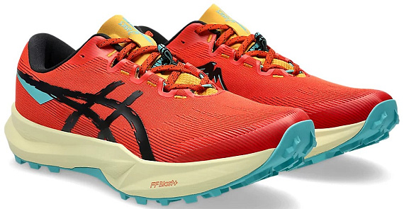 Кроссовки мужские ASICS Fuji Lite 6 Red Clay/Black - Фото 2 большая