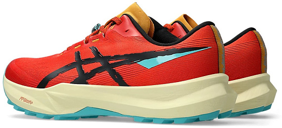 Кроссовки мужские ASICS Fuji Lite 6 Red Clay/Black - Фото 3 большая